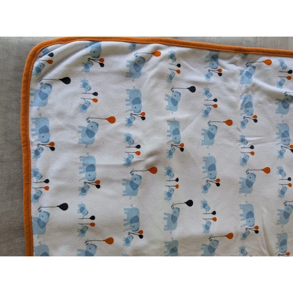 Gymboree 2013 Little Peanut Navy Blue Elephant Blanket Layette Baby Boys Balloon